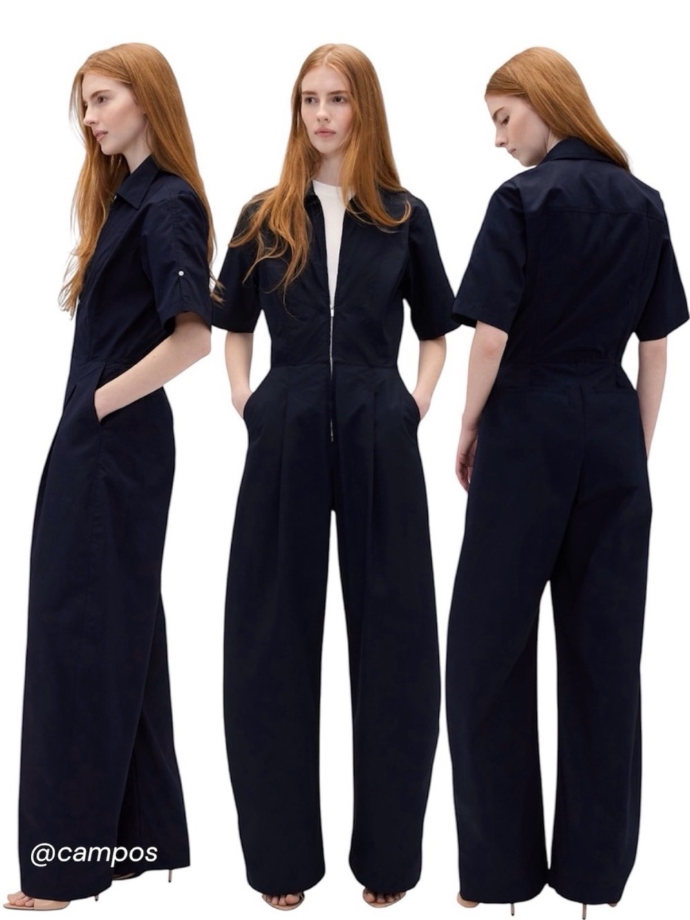🔥NWT GAP x Victoria Beckham Loose Utility Jumpsuit (SMALL)
